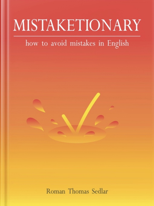 Title details for Mistaketionary by Roman Thomas Sedlar - Available